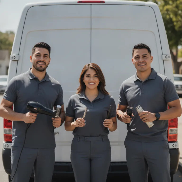 Cabeleireiro de Luxo equipe em Brusque
